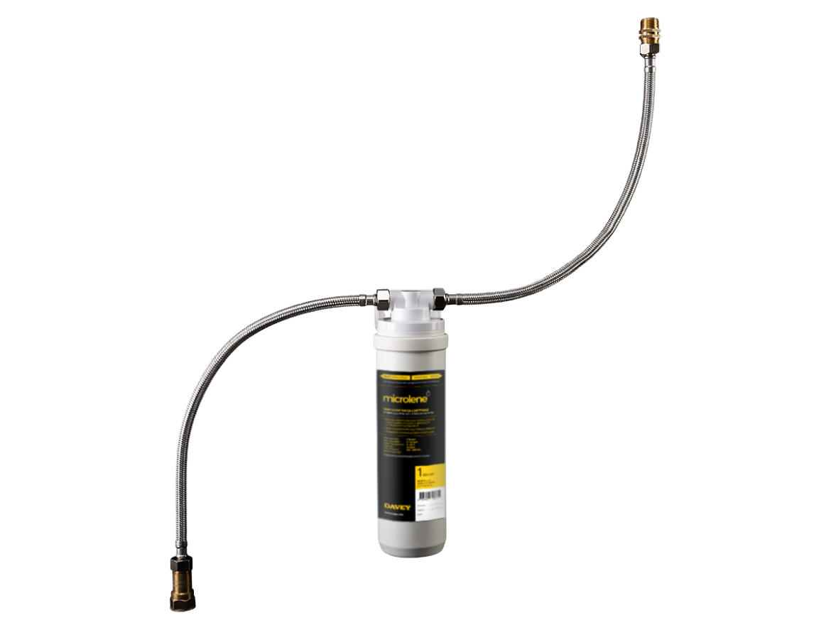 Picture of Davey Microlene Aquasafe High Flow Under Bench Filtration Systems Inline Filter System 1mic HFM1