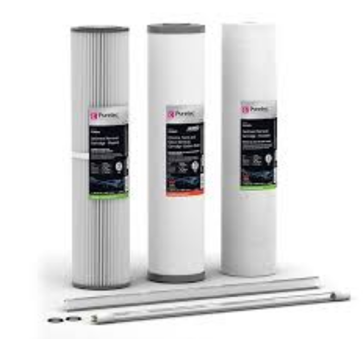 Picture of Puretec Maintenance Kit 3 x Filters, (UV Lamp 46W + Quartz Sleeve + Orings)
Suits HYBIRD E13 - E13AMC & I13